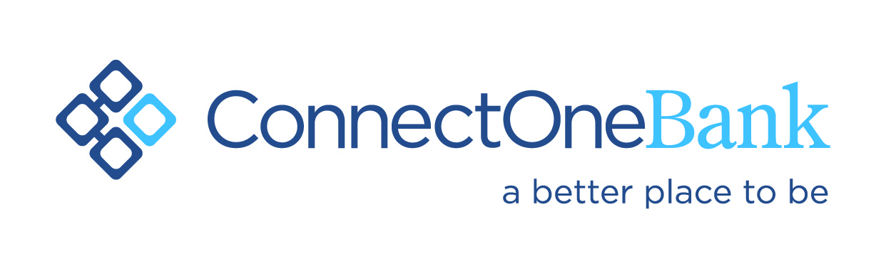 ConnectOne Bank Navy Blue Horizontal Logo